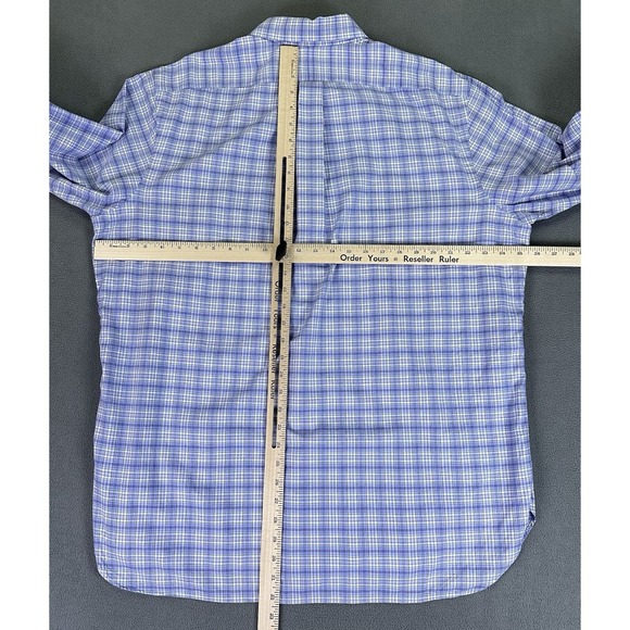 Ralph Lauren Shirt Mens XL Blue Pink Plaid Colorful Prep Smart Casual Office - Picture 5 of 7